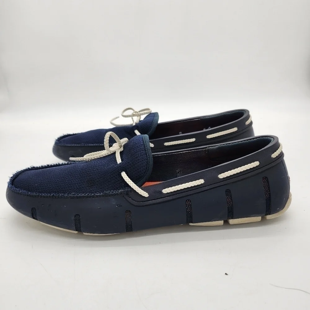 SWIMS Shoe Men 13 Breeze Knit Wave Slip On Penny Loafer Walking Drive Comfort